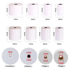 BPA無料スーパーマーケットレジレシート65gsm57x 38 80x80 80x60感熱紙ロール80mm - Product Image 2