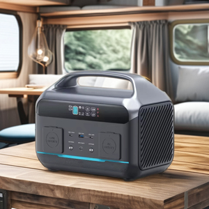 Generador Solar Portátil Inteligente con Carga Inalámbrica de 600w y Múltiples Funciones, Esencial para la Vida - Product Image 1