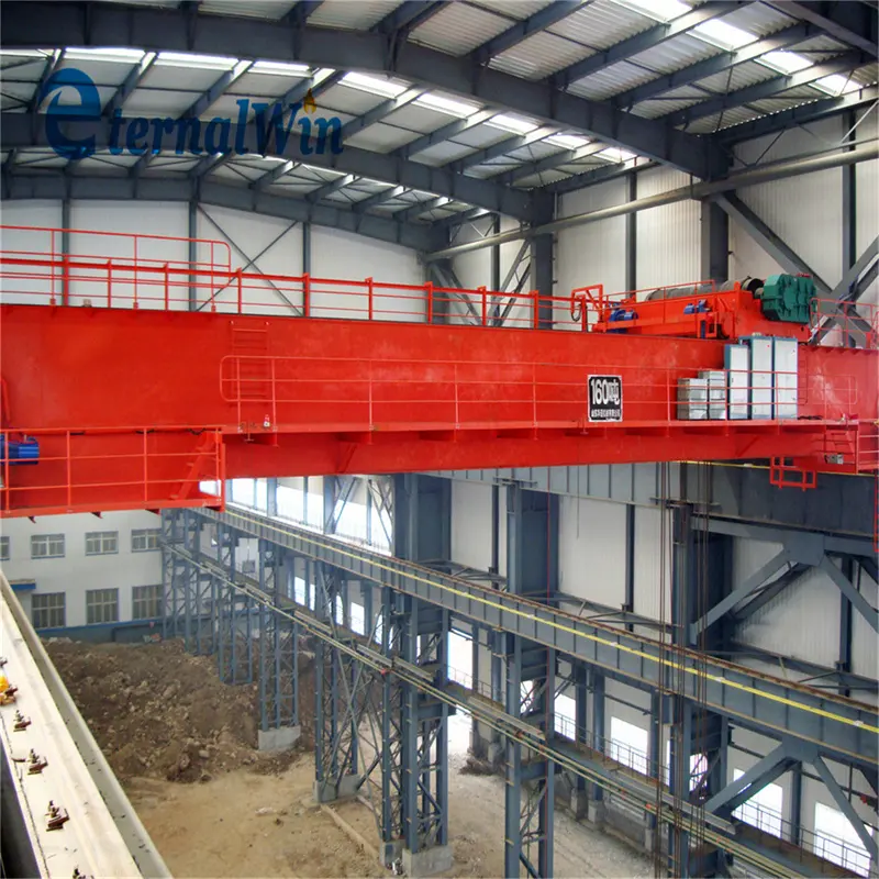 Lifting machine double girder overhead crane with ground operation 25 ton crane