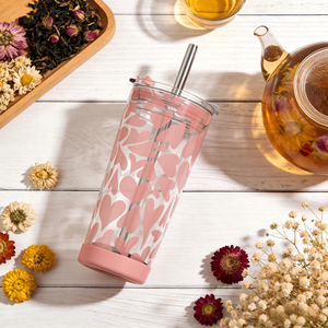 Emode Taza de Boca Ancha para Café Helado y Té con Pajita, Ideal para el Día de San Valentín, ¡Gran Venta! - Product Image 6