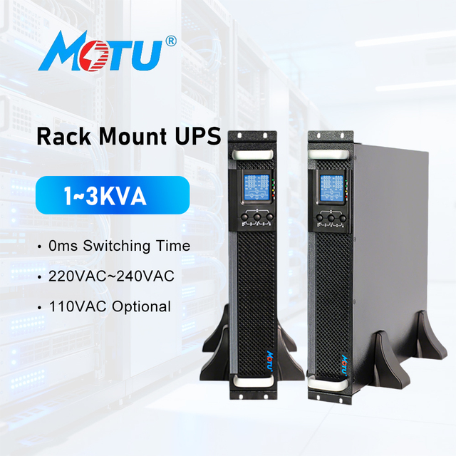 Single-phase ups 3U rackmount 3000VA backup uninterruptible power supply 3kva 220v online ups 3kva with battery 12v 7ah
