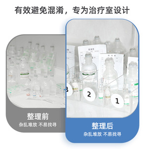 Boîtes d'infusion Sishubang, armoires d'hôpital pour une organisation de stockage efficace, gestion 6S, compartimentées pour l'infusion - Product Image 5