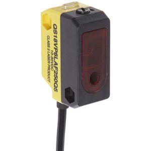 แบนเนอร์ QS18VP6LAF250Q5 เซ็นเซอร์วัดระยะแบบออปติคอล 10-30VDC ปรับค่าความเข้มแสงพื้นหลังได้ 4 พิน - Product Image 1