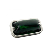 Feu de position latéral 3 pouces ambre, vert, bleu, feu arrière, feu de gabarit, clignotant, chrome pour camion, remorque, tracteur
