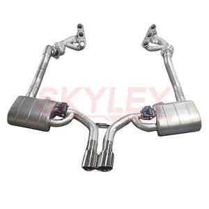 Tubos de Escape de Alto Rendimiento SKYLEY con Válvulas, Acero Inoxidable SS304 Pulido, Colector para <span class=keywords><strong>Porsche</strong></span> Cayman <span class=keywords><strong>Boxster</strong></span> <span class=keywords><strong>987</strong></span> <span class=keywords><strong>987</strong></span>.2 <span class=keywords><strong>2.7</strong></span> 2.9 3.4 - Product Image 1