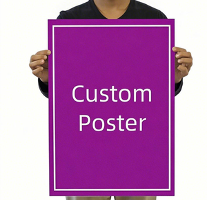 Impressão de Pôsteres de Parede Personalizados por Atacado A0 A1 A2 A3 A4 Grandes à Prova d'Água 30x40 Impressão de Pôsteres Adesivos - Product Image 2