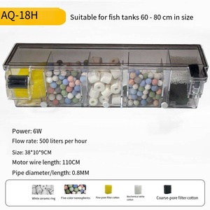 2026 Nieuwe 3-in-1 Multifunctionele Aquariumfilterbox Stille Waterval <span class=keywords><strong>Aquarium</strong></span> Hang-on Filter voor Kleine Visbakken - Product Image 5