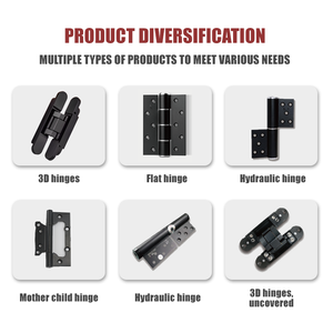 Haut de gamme personnalisé en acier inoxydable multifonctionnel 315 ° grand angle tampon fermeture charnière meubles porte charnière de porte en bois - Product Image 3