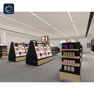 Exhibidor de Vidrio Templado para Punto de Venta, Diseño de Última Generación, Servicio OEM, Estante para Exhibición de Productos de Cuidado de la Piel - Product Image 1