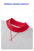 Felpa Personalizzata con Logo, 350gsm, Bicolore con Stampa Digitale per Donna, Abbigliamento Streetwear