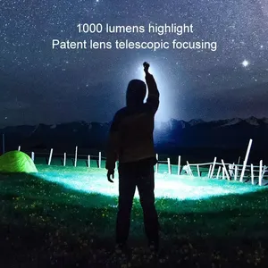 Lampe de poche Zoom 6 en 1 pour l'extérieur, multifonction, Portable, alarme sonore, 1000lm, étanche, 2600mAh, lampe de poche LED Nextool - Product Image 3