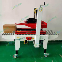 Machine semi-automatique d'induction pour la fermeture et le collage des boîtes en carton, avec pliage des rabats et fermeture des étuis, machine d'emballage et de scellage de cartons