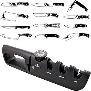 Afilador de cuchillos manual con 4 Funciones-Restaurar maquinilla de afeitar-Bordes afilados - Product Image 6