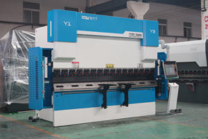 Máquina dobladora de frenos de prensa CNC hidráulica de 4 + 1 ejes MYT 135T/3200mm sistema DA53T de chapa de plástico de diseño completamente automático - Product Image 4
