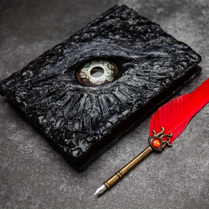 Carnet de luxe et tendance « Devil's Eye » adapté à un usage quotidien (écriture, croquis, <span class=keywords><strong>vie</strong></span> artistique), avec décorations en résine - Product Image 6
