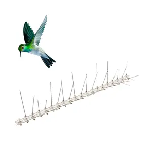 100% Stainless Steel Bird Spikes Outdoor Garden Pest Control Traps Effective on Sparrows Seagulls Pigeons-Animal Design