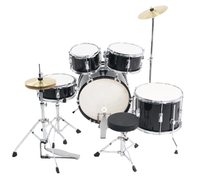 Juego de Batería Acústica de Madera Personalizada al por Mayor para Niños con 5 Tambores y 2 Platillos. Opciones de Color Disponibles para Instrumentos Musicales - Product Image 6