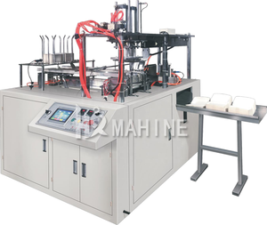 Disposable paper container box making machine for making paper food box machinery make lunch box machine making
