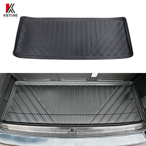 <span class=keywords><strong>Tapis</strong></span> de coffre arrière en TPE 3D sur mesure d'usine, 5 mm d'épaisseur, accessoires intérieurs de voiture pour les voitures VW T6 2015-2020 - Product Image 1