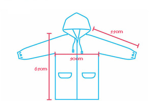 Impermeables para Niños y Niñas con Capucha, Estilo Largo, Bolsillos con Botones a Presión, Duraderos, Anti-Salpicaduras, Diseño de Dibujos Animados - Product Image 6