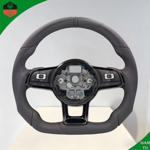 พวงมาลัยรถสปอร์ตคุณภาพสูงสำหรับ VW <span class=keywords><strong>Golf</strong></span> 6 7 8 GTI <span class=keywords><strong>R</strong></span> <span class=keywords><strong>Line</strong></span> Polo Tiguan Passat CC <span class=keywords><strong>Scirocco</strong></span> Jetta MK5 MK6 MK7 MK8 <span class=keywords><strong>Scirocco</strong></span> - Product Image 1