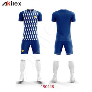 เสื้อฟุตบอลโพลีเอสเตอร์แบบระเหิดสำหรับทีมชุดฟุตบอลระบายอากาศได้ดีเสื้อ100% ออกแบบได้ตามต้องการ - Product Image 6