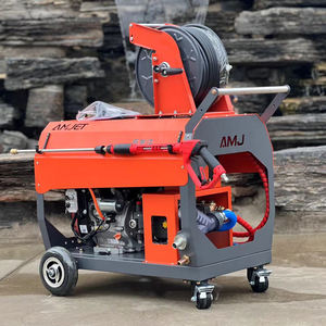 Amjet barato fácil caballos de fuerza bomba italiana 150 bar 2175 PSI máquina de limpieza de tuberías de drenaje lavadora de alta presión del motor - Product Image 6