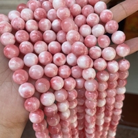 Perles de pierres semi-précieuses colorées optimisées pour la guérison, brins de perles en pierre véritable, perles en vrac pour la fabrication de bracelets, colliers et bijoux