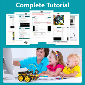 ACEBOTT Starter Robot mobil, Kit sekolah DIY pemrograman belajar proyek ESP32 WIFI APP 4WD pendidikan Robot pintar UNTUK <span class=keywords><strong>Arduino</strong></span> - Product Image 6
