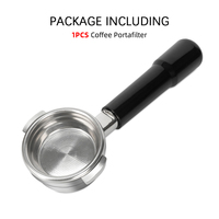 1 Buah Portafilter 58Mm Kompatibel dengan Mesin E61 Group Rancilio/Expobar/Rocket 2 Telinga Portafilter dengan Keranjang Filter