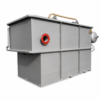 Système de flottation à air dissous par électrocoagulation, moteur de pompe pour le traitement des eaux usées alimentaires, élimination des huiles et des sels, conception compacte