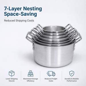 Conjunto de Utensílios de Cozinha de Luxo Coreano Japonês Moderno, Panela de Sopa Hot <span class=keywords><strong>Pot</strong></span> e Ramen, Conjunto de Panelas de Alumínio para Cozinhar - Product Image 6