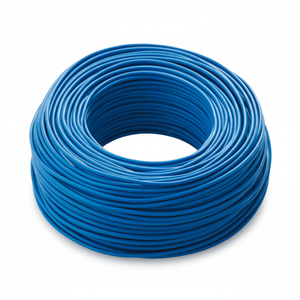 Cordon de câble électrique bleu clair 1.5mmq 100 mètres Unifilar FS17 Section Fils électriques - Product Image 1