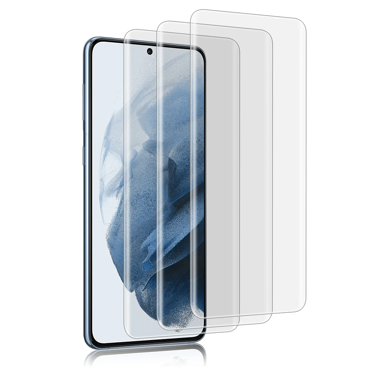 3D Full Cong Uv Tempered Glass Bảo Vệ Màn Hình Cho Google Pixel UV Films