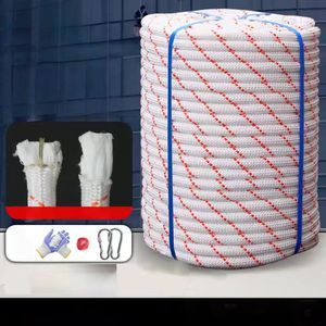 <span class=keywords><strong>Corde</strong></span> de sécurité statique <span class=keywords><strong>avec</strong></span> <span class=keywords><strong>mousqueton</strong></span>, en nylon haute résistance Kernmantle, pour le sauvetage, Chine - Product Image 5
