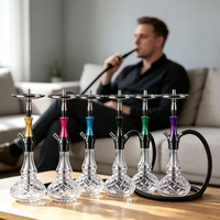 Embouts modernes en aluminium dépoli pour accessoires de chicha