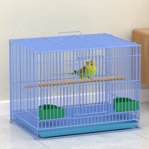 Gabbia per pappagalli in ferro battuto Flight Bird gabbia per pappagalli piccola con Base in plastica con vassoio rimovibile - Product Image 2