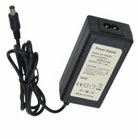Adaptateur secteur AC/DC de bureau 108W 24V 4.5A avec prise US/EU/UK/AU pour ordinateur portable, LED industrielles, CCTV, certifié CE FCC RoHS, OEM disponible