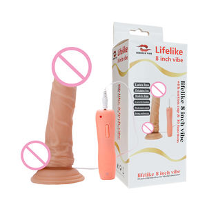 <span class=keywords><strong>Dildo</strong></span> Vibrante Telecomandato di Alta Qualità per Masturbazione Femminile, Realistico 8 Pollici con Funzione di Vibrazione e Oscillazione, Giocattolo Sessuale per Adulti - Product Image 2