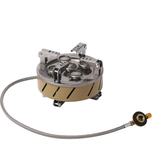 Estufa de Gas Butano Plegable de 5 Quemadores, 10800W, 0.71kg, Encendedor Metálico, OEM, Venta al Por Mayor, para Cocina de Camping al Aire Libre - Product Image 5