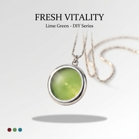 Collier quantique à ions négatifs EMF, pendentif en verre Bio Disc, énergie scalaire, énergie quantique Chi 2, design tendance, meilleur prix