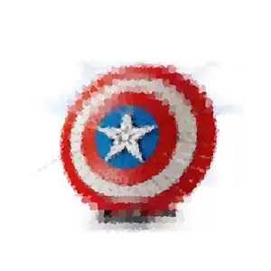 70201 Buildable Captain American SHIELD Building Blocks Toy Compatible 76262 Movie Series Building Bricks Model