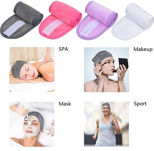 Bandeau personnalisé avec logo pour maquillage, yoga, bain, lavage du visage, spa, sport et beauté - Product Image 3