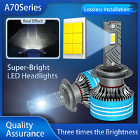 Feux de voiture LED super lumineux personnalisés 6000k universels H1 H4 H7 H11 9005 9006 9012 Ampoules de phare LED de rechange