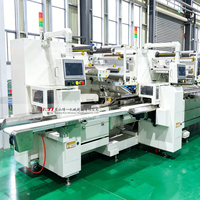 [EL5350R-2] Machine d'emballage de nouilles à grande vitesse à double voie 400 BPM, Enrouleur à double piste pour usine de nouilles instantanées en Inde