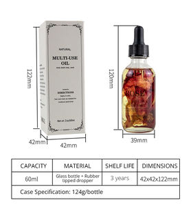 น้ำมันมะลิอโรมาเทอราพีดอกไม้แห้งสำหรับนวดตัวฉลากตามสั่ง - Product Image 5