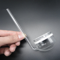 Weekewe — diffuseur de CO2 en verre taille L pour Aquarium, objet en verre, pour réservoir de poissons planifiés