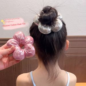 Bande de cheveux de <span class=keywords><strong>fleur</strong></span> pour enfants Campus Performance chignon <span class=keywords><strong>coiffure</strong></span> queue de cheval <span class=keywords><strong>coiffure</strong></span> accessoires de sortie en plein air - Product Image 2