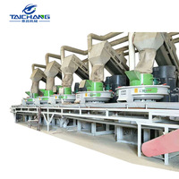 Machine à granulés de bois à haut rendement avec roulement et moteur, moulin à granulés de biomasse à matrice annulaire 2-3t/h