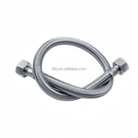 Tuyau flexible tressé en acier inoxydable 304 haute pression 1/2 po pour l'alimentation en eau des robinets de cuisine, salle de bain et toilettes